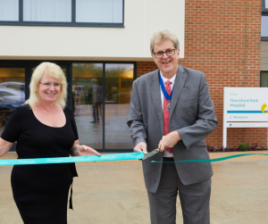 Cllr Lillycrop was joined by Elysium Chief Executive Joy Chamberlain and other special guests