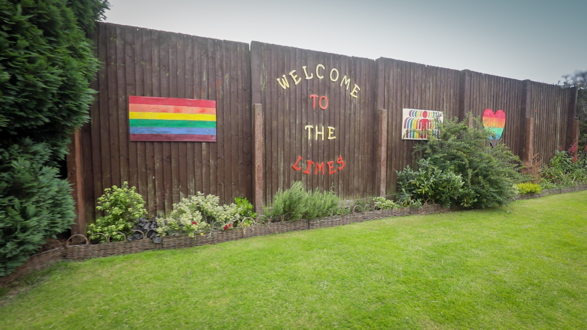 The Limes garden area