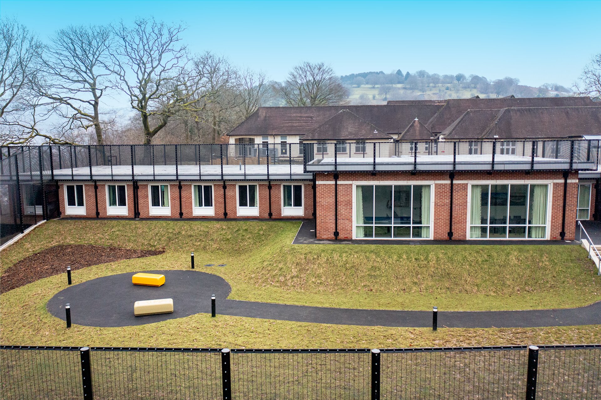 Taliesin External with Blue Sky (1)