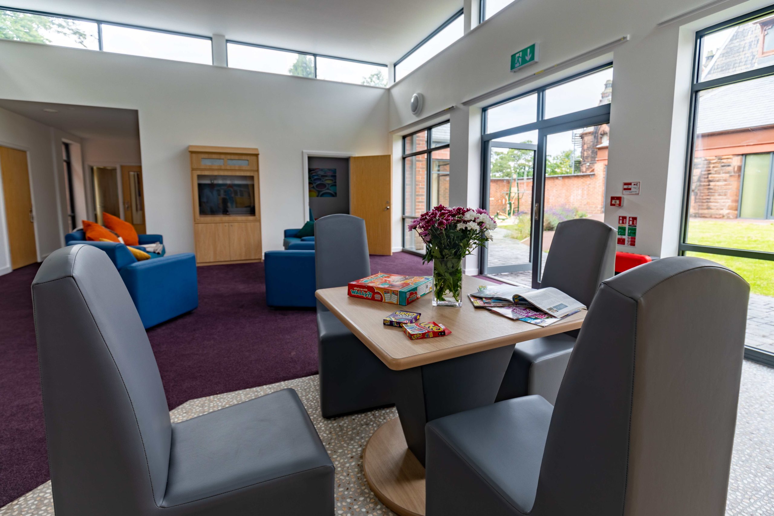 A communal area at Crossley Place